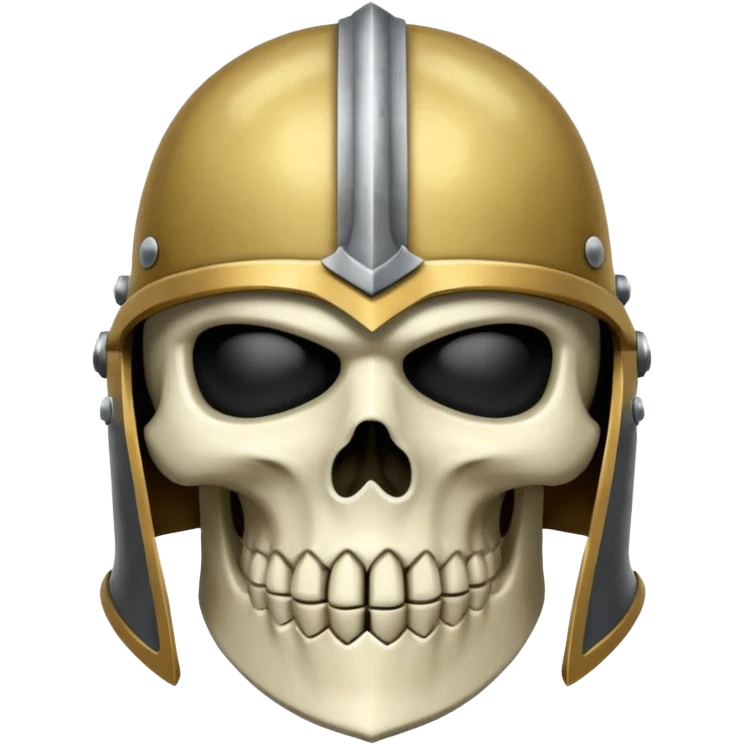 bone armor helmet emoji