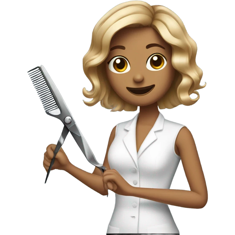 hairstylist  emoji