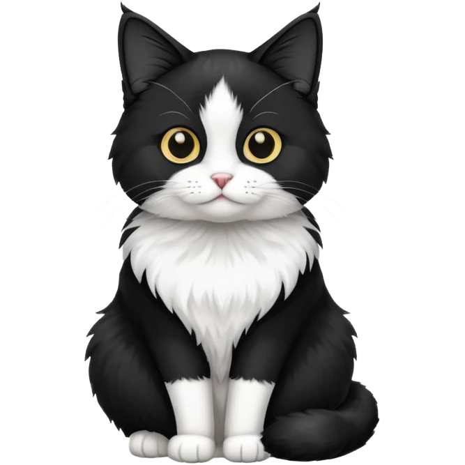 tuxedo cat emoji