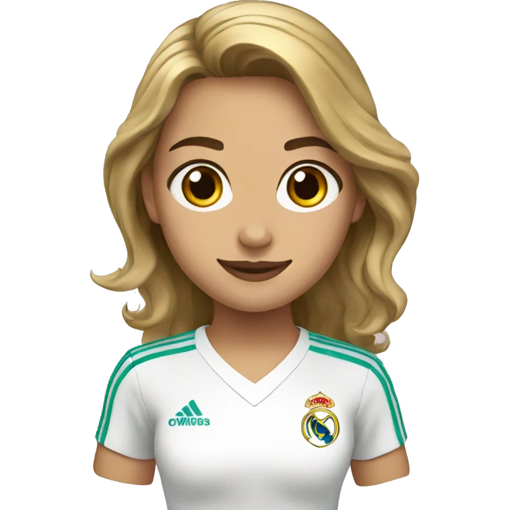 real madrid girl emoji