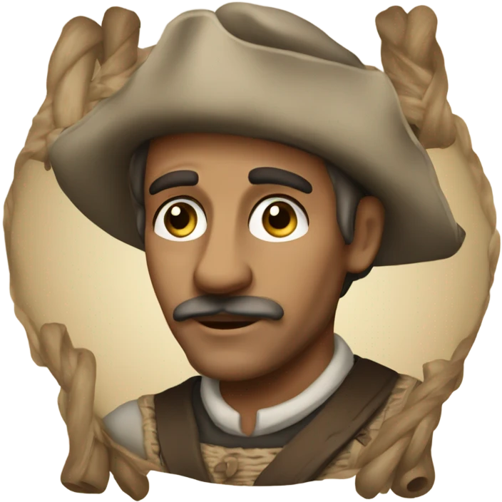 European settlers during the colonial era. emoji