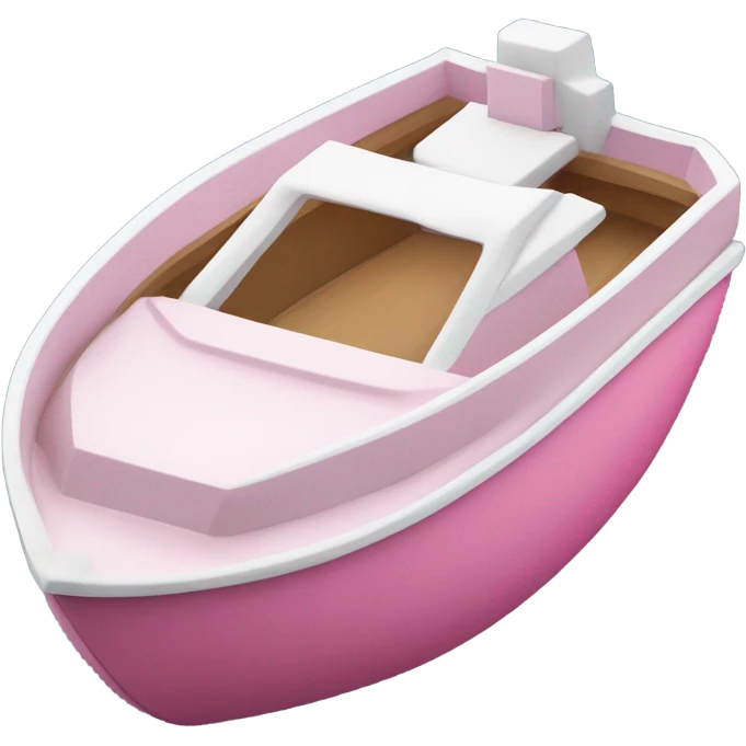 Pink boat emoji