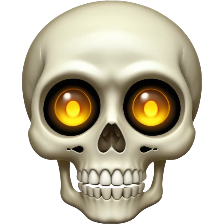 Skeleton blinking  emoji