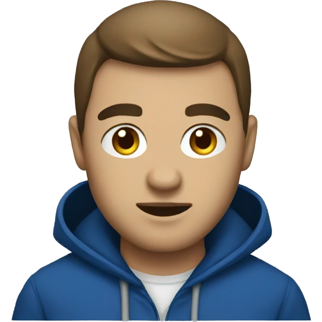Blue hood Mafia emoji
