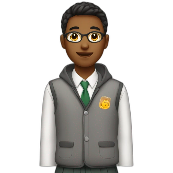 boarding school student emoji