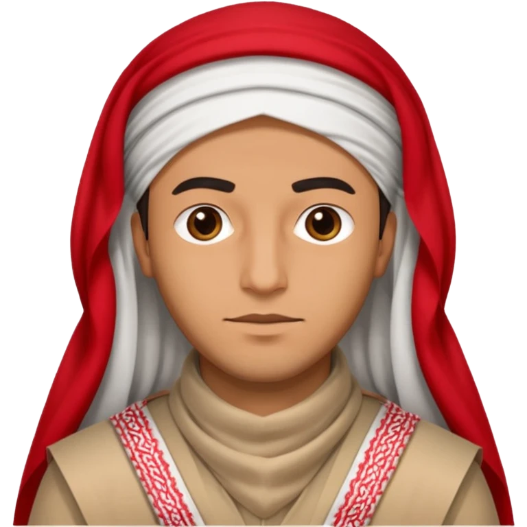 Emoji for a man wearing a Saudi Shemagh  emoji