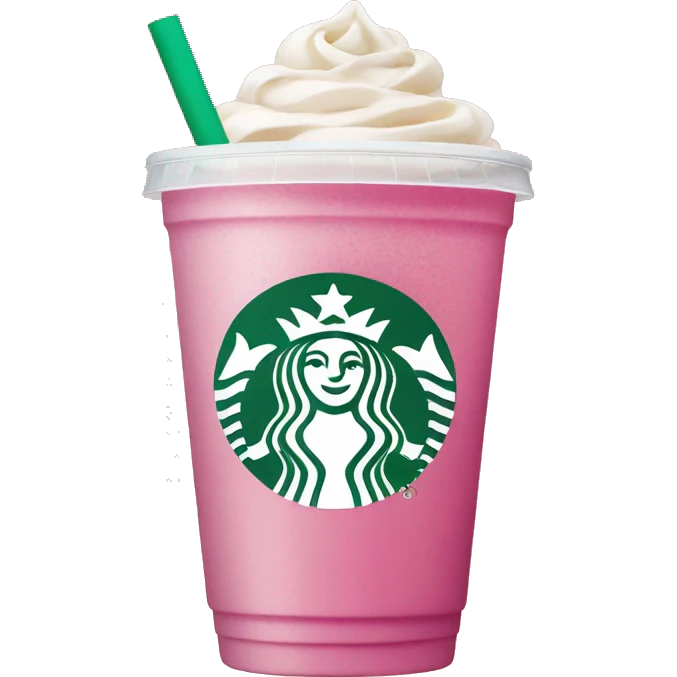 Pink drink Starbucks  emoji