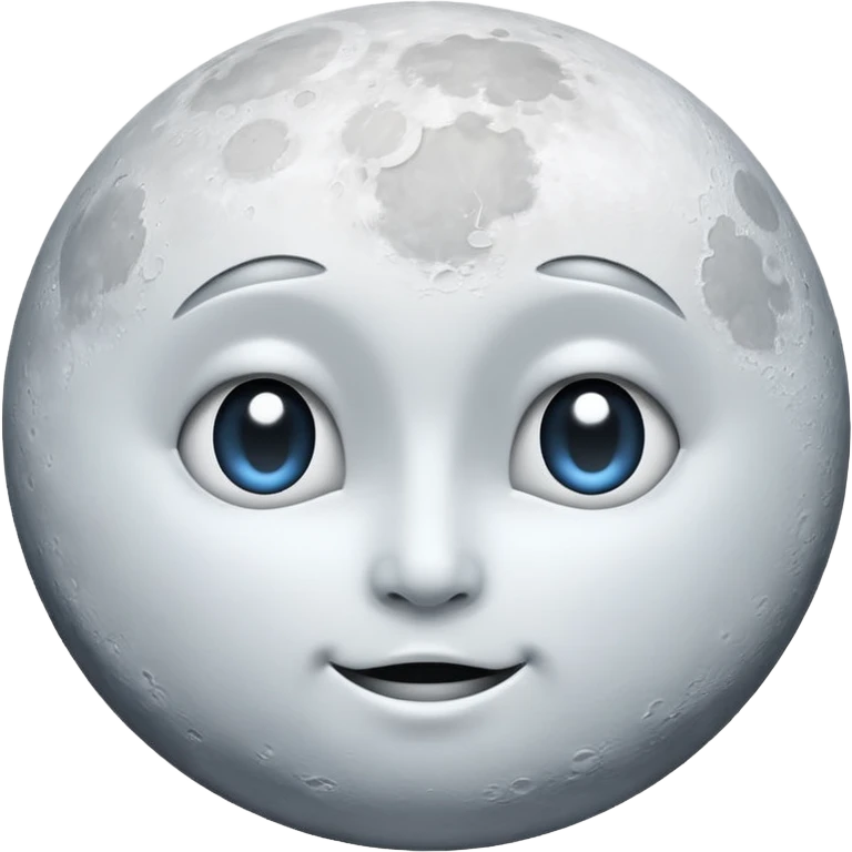 moon without face, clean emoji