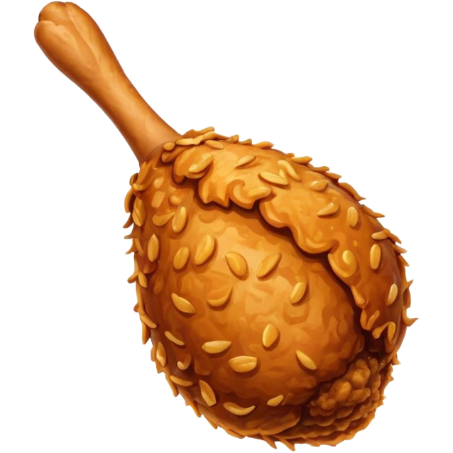 fried chicken drumstick emoji