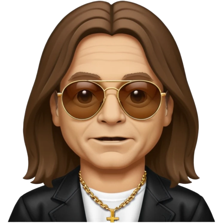 ozzie osbourne with sunglasses emoji
