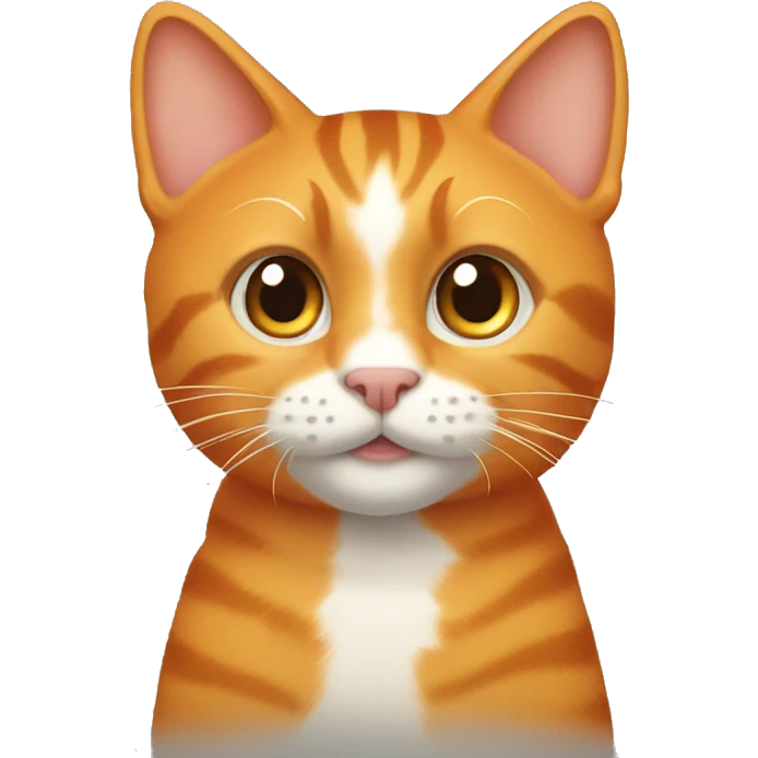 Big orange tabby emoji