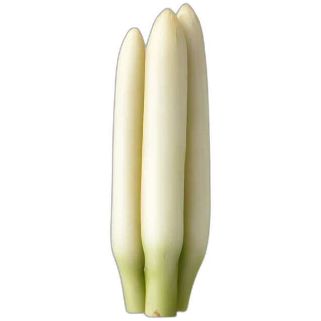 White asparagus  emoji