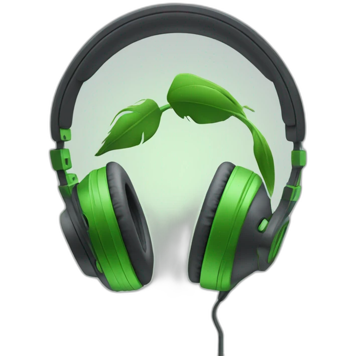 techsupport headphones trex green emoji