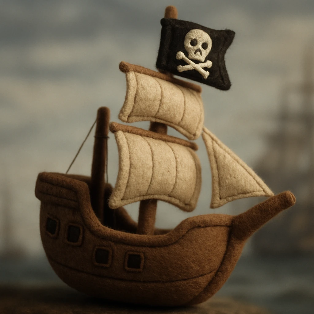 pirate ship emoji