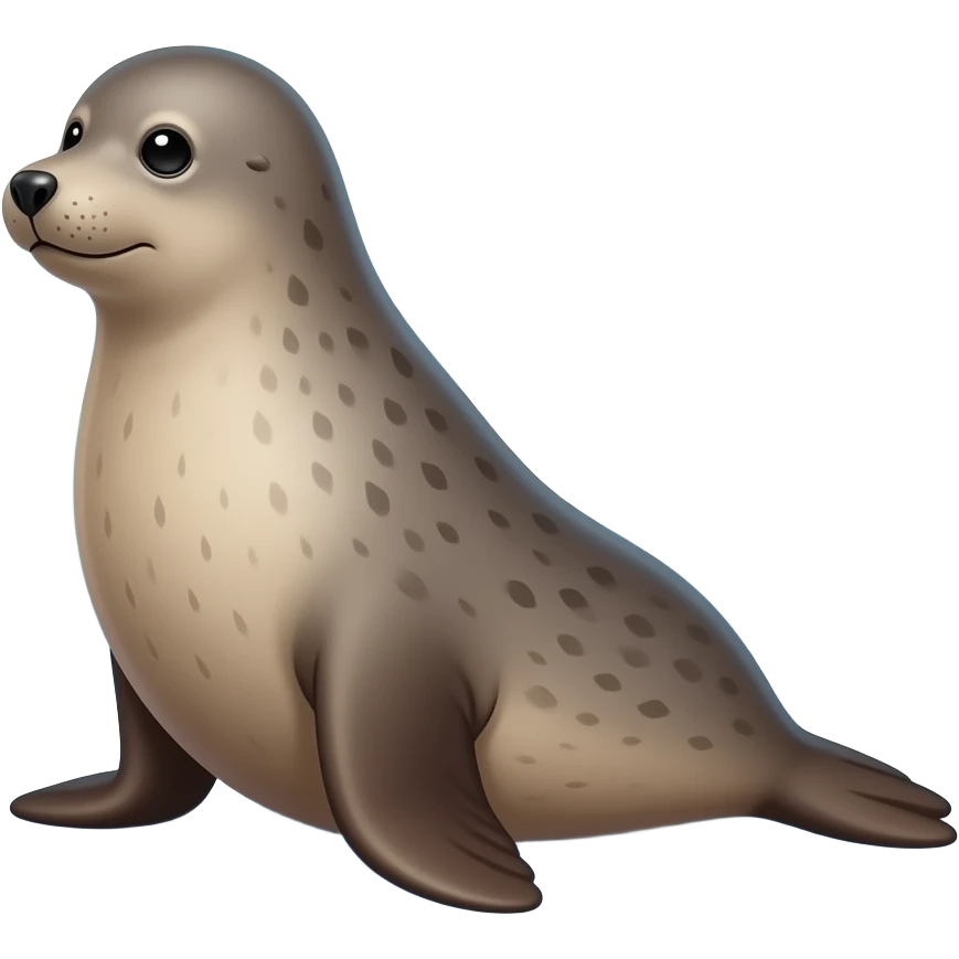 a Picture of a seal background is the antartica emoji