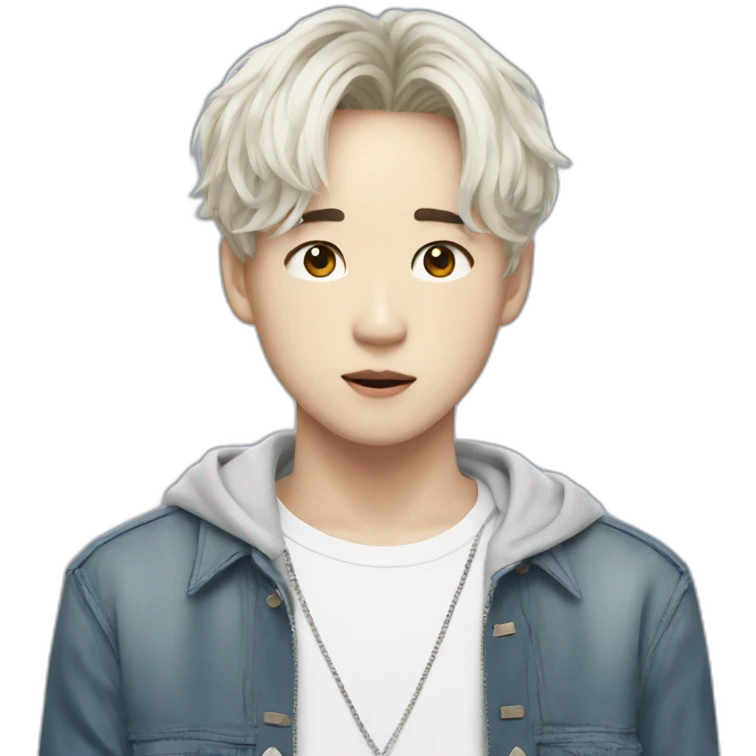 Suga of BTS emoji