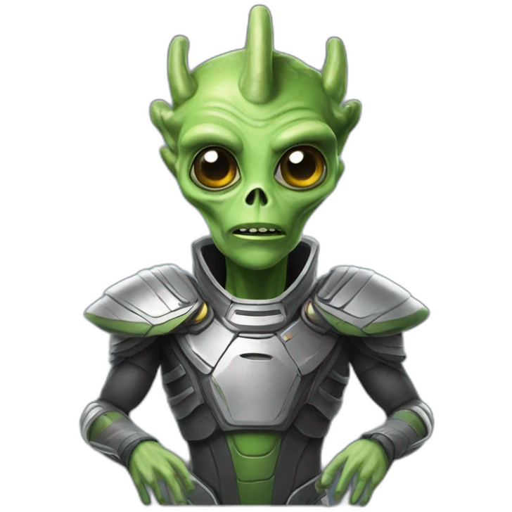 aliens con corona de rey emoji