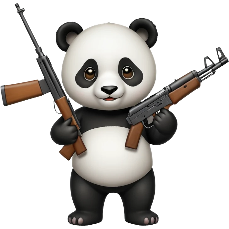 PANDA WITH AK47 emoji
