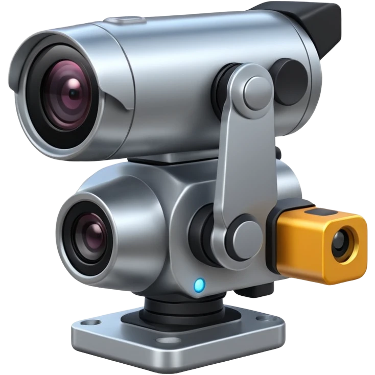 sensor with a camera and a tracking sensor emoji