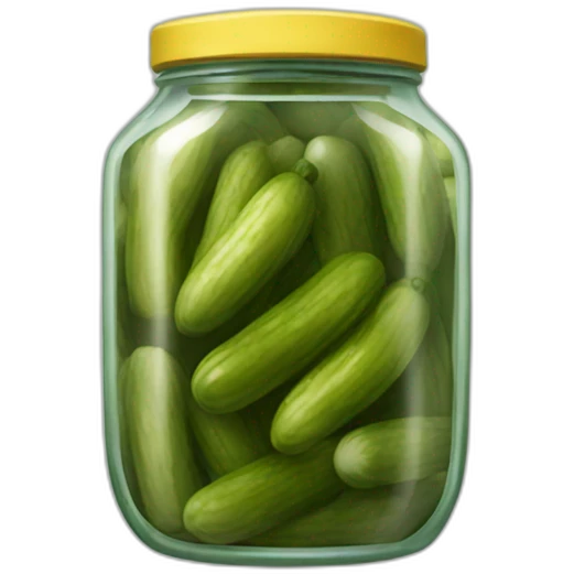 Jar of pickles emoji