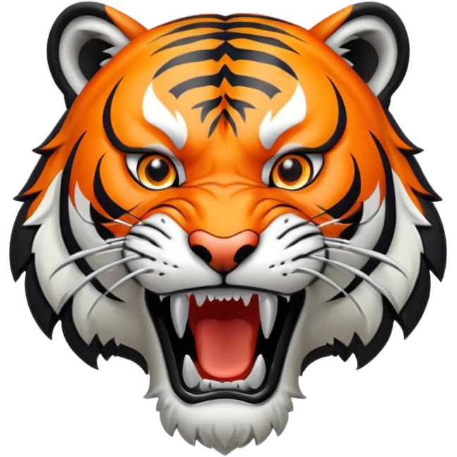 Harrisburg High School Tiger Logo emoji