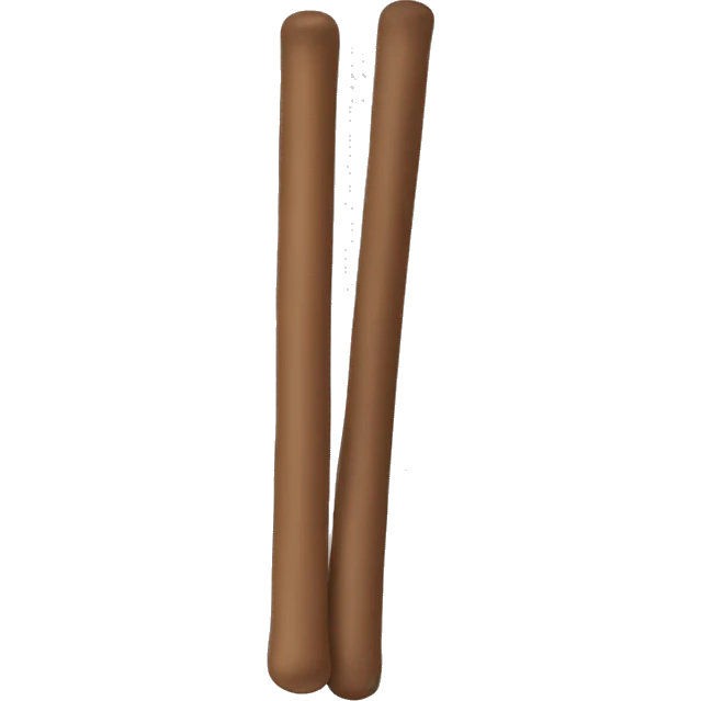 A brown stick emoji