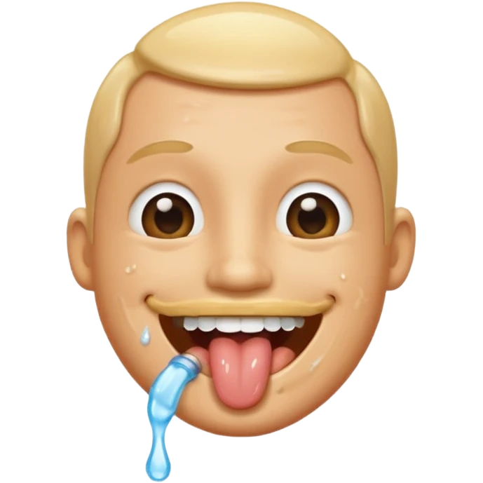 Penis in mouth emoji