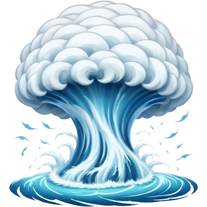 Tornado Tsunami emoji