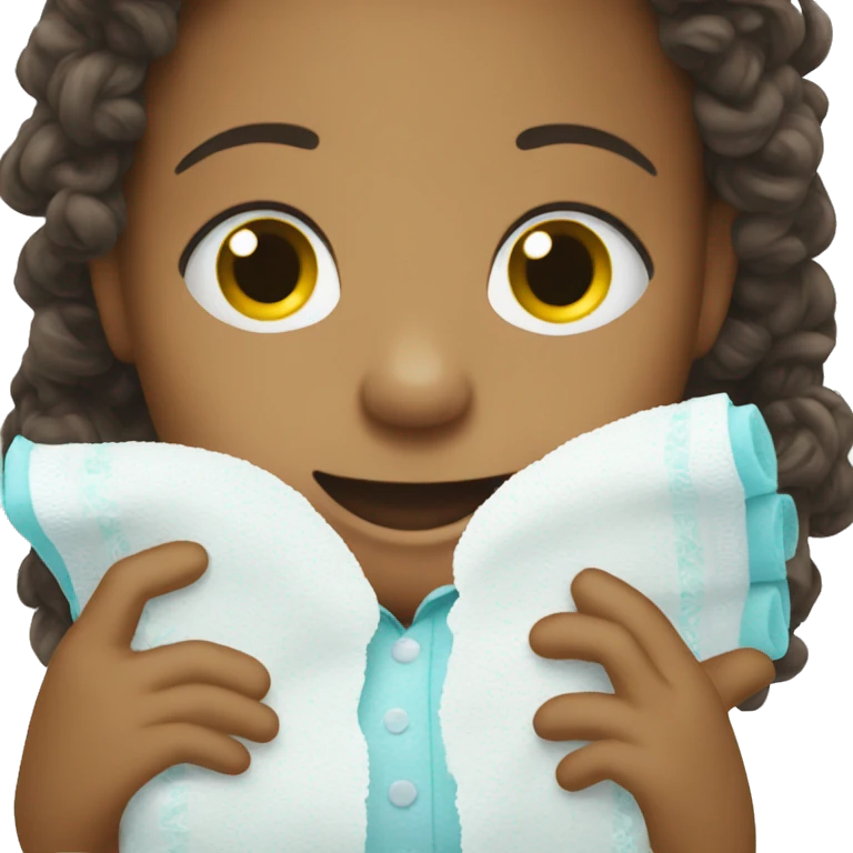 Pampers baby wipes emoji