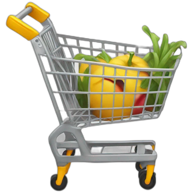 Shopping cart emoji