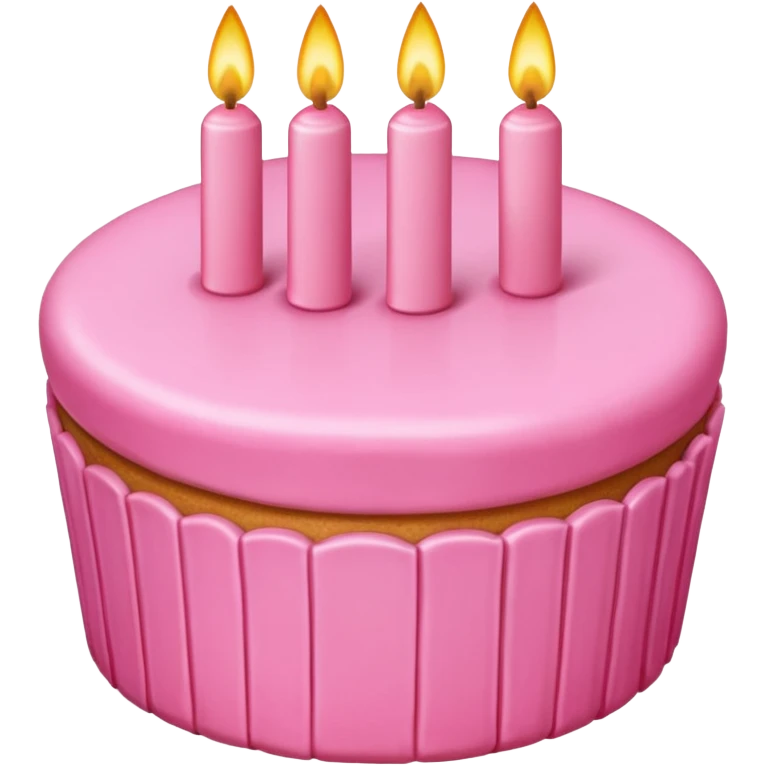 pink cake emoji