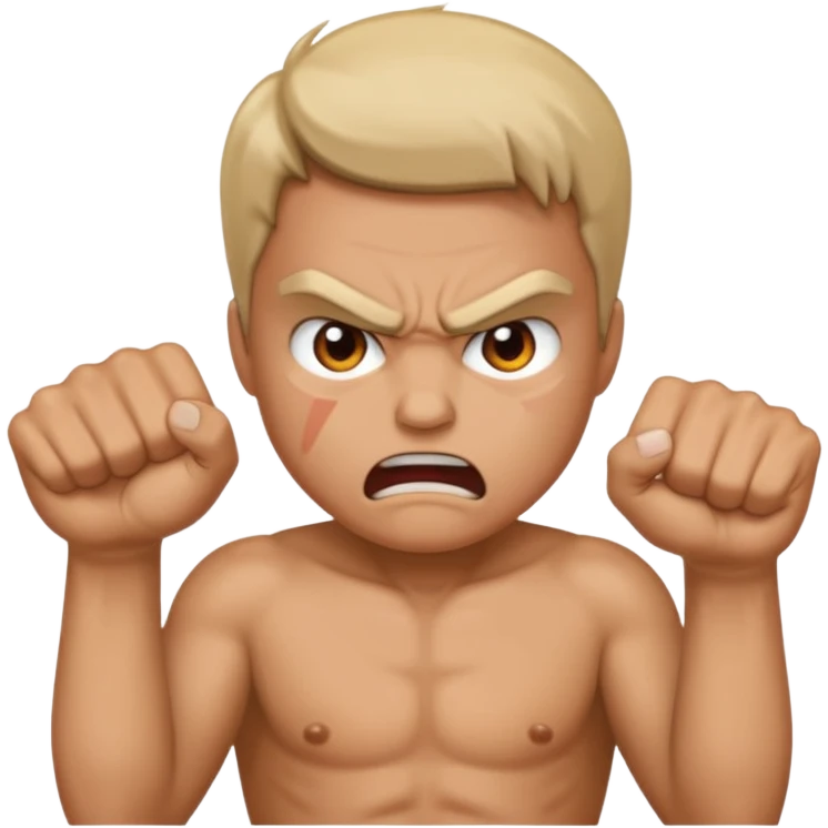Angry with hand sticking out  emoji