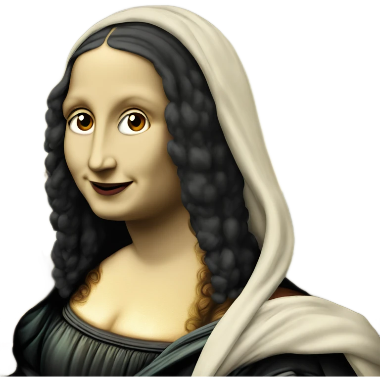 Derpy Mona Lisa emoji