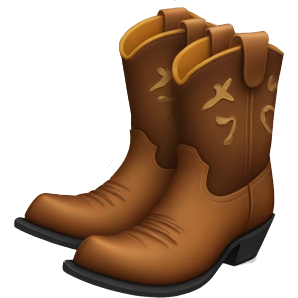 Cowboy boots emoji