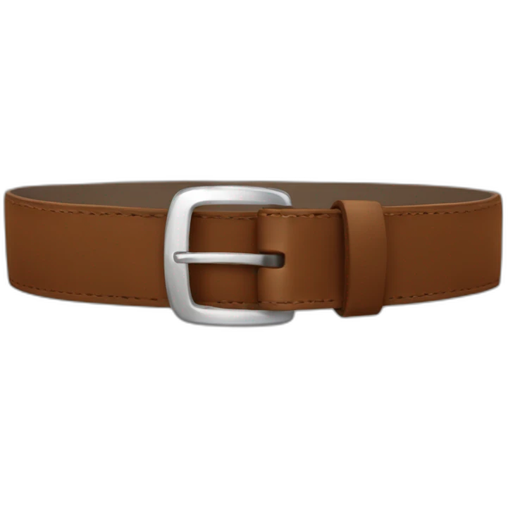 Ceinture marron emoji