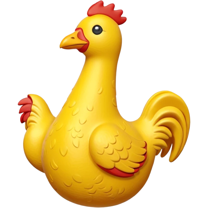 rubber chicken toy emoji
