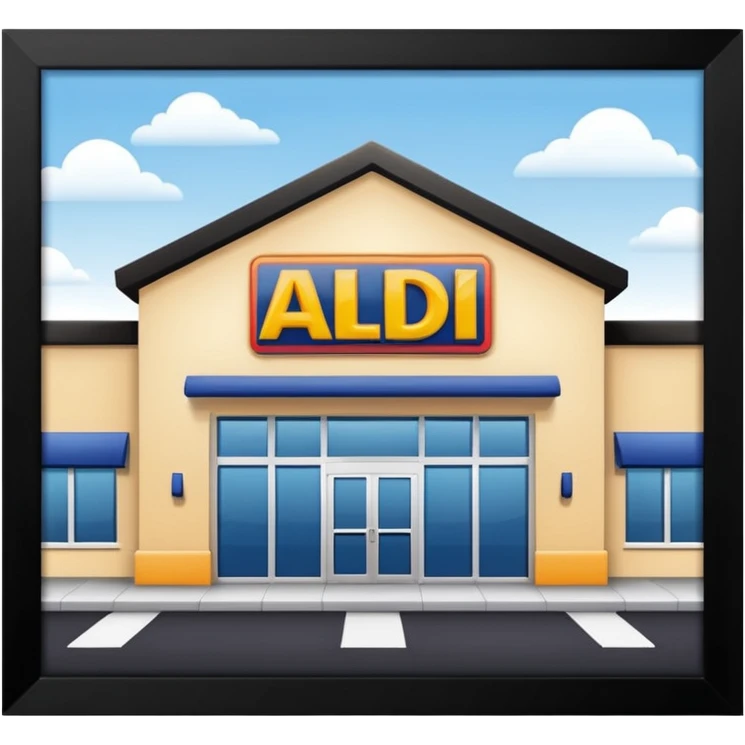 Aldi supermarket  emoji