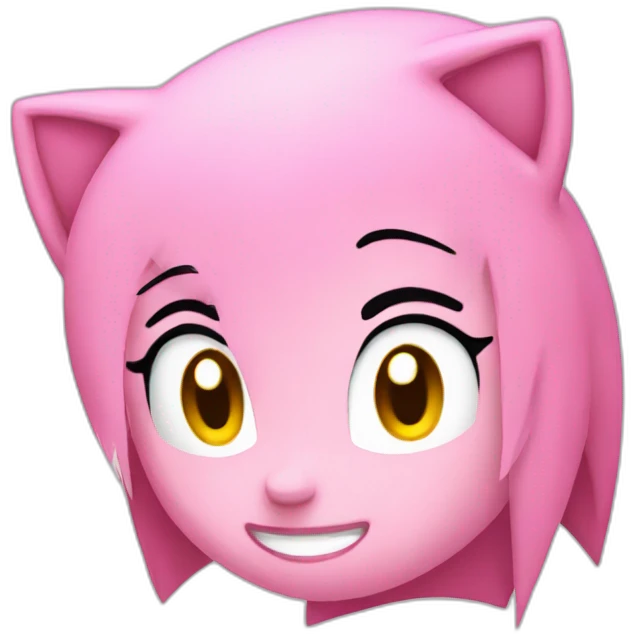 Amy Rose sonic emoji