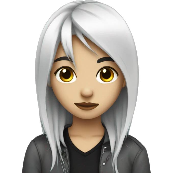 emo girl  emoji