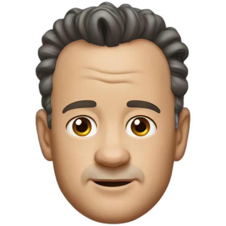 tom hanks mixed with horse emoji