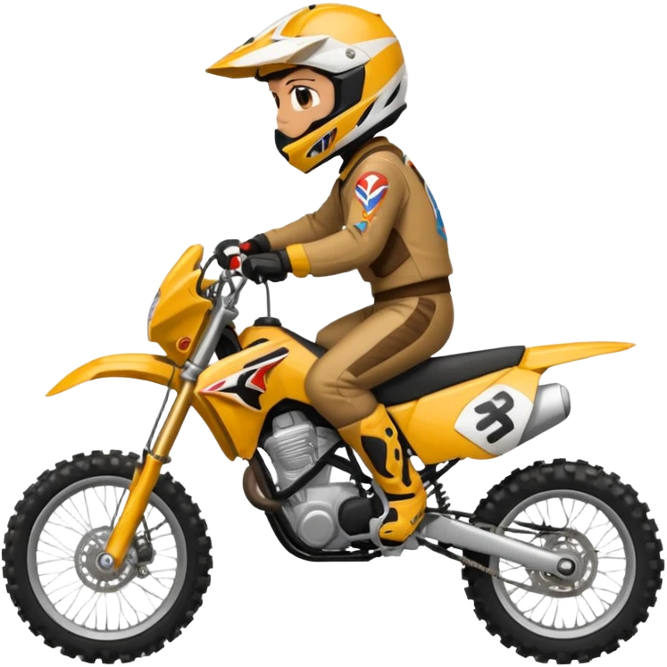 Roulig moto cross emoji