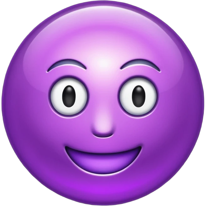 Banger in purple emoji