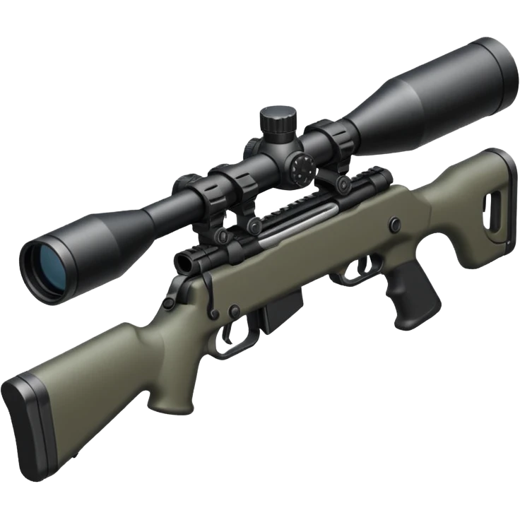 A precision rifle emoji