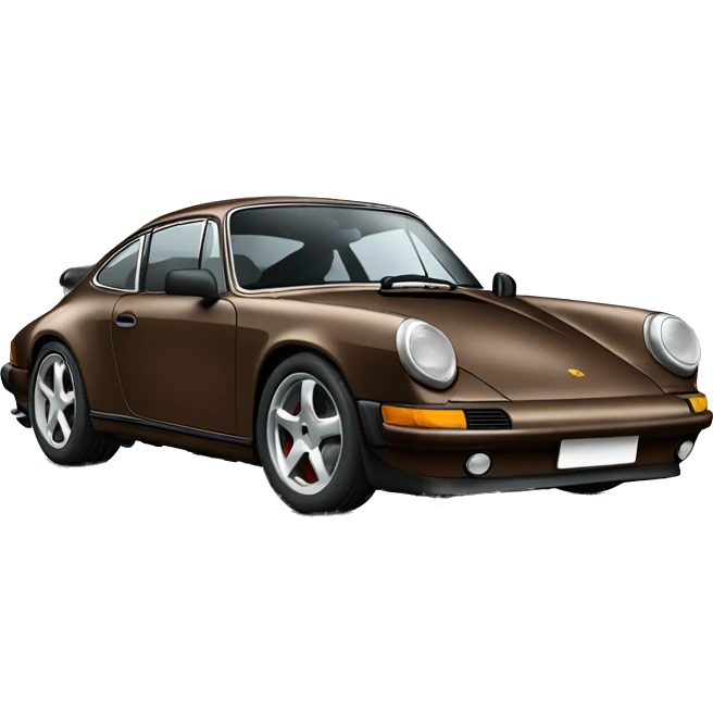 Brown porche 911 emoji