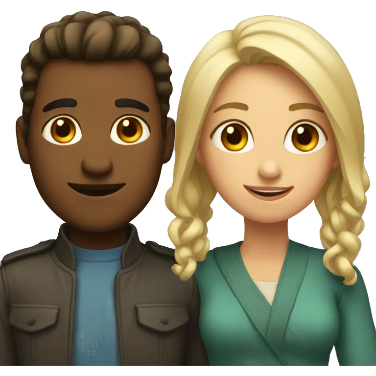 man and woman emoji