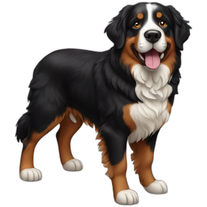 Bernese mountain dog emoji