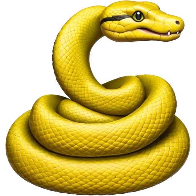 Yellow Anaconda emoji