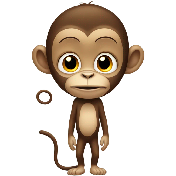 Tall monkey emoji