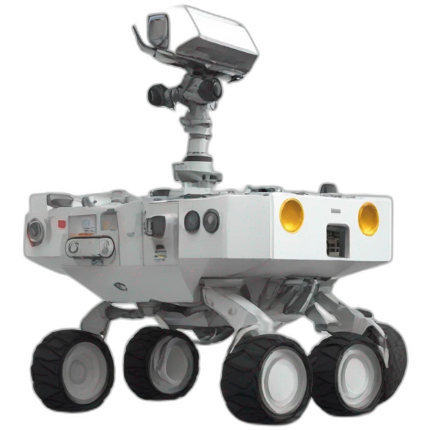 Moon Rover minimal high technology emoji