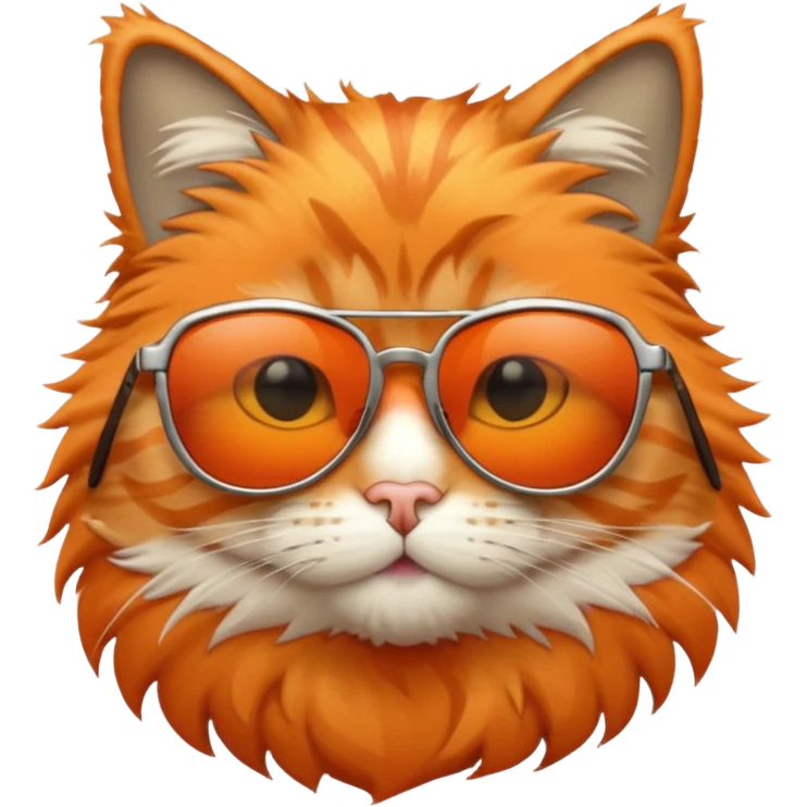 Cat wearing sunglasses emoji